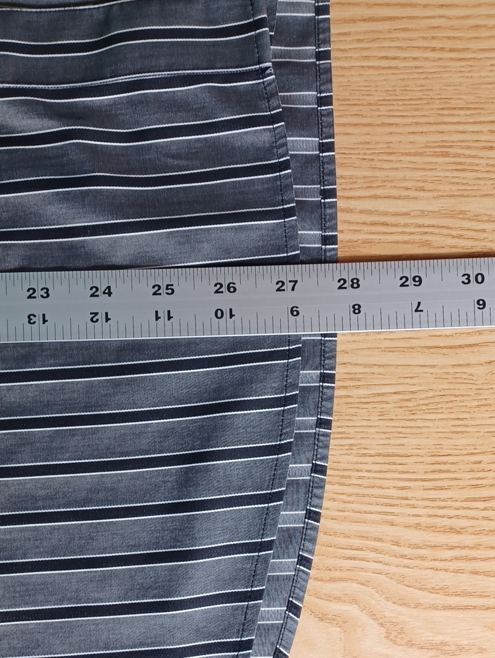 Foxcroft Black & Gray Business / Casual Vertical Stripe Women's Button-Up Shirt - Picture 12 of 16